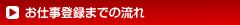 お仕事登録までの流れ